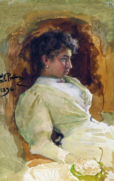 И.Е. Репин. «Портрет Н.И. Репиной, дочери художника». 1896 г.