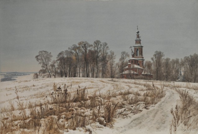 А.К. Назаров. «Первый снег в ноябре». 2001 г.