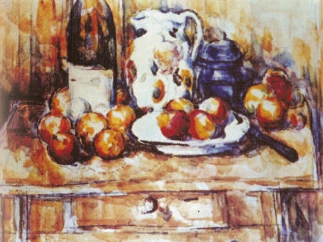П. Сезанн. «Натюрморт с яблоками на кухонном столе». Около 1900 г.