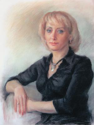 «Наташа Лазарева». Бумага, пастель. 2011 г.