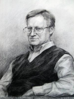 «Портрет Ю.Г. Куденко». Бумага, уголь. 2011 г.