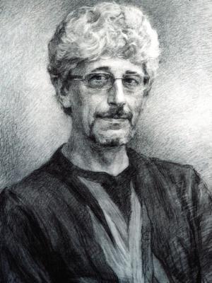 «Портрет Г.М. Олейника». Бумага, уголь. 2009 г.
